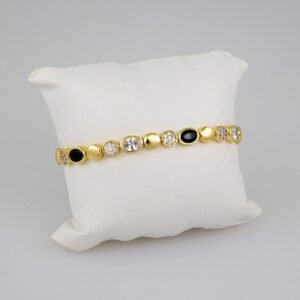 Women Bracelets/ Pulseras Dama/  Zircon Stone/ 14K Real Color// B551