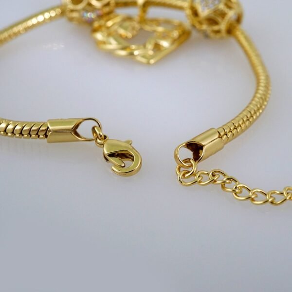 Women Bracelets/ Pulseras Dama/ Zircon Stone/14K Real Color// B557 - Image 3