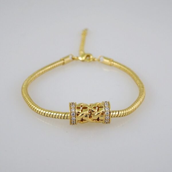 Women Bracelets/ Pulseras Dama/ Zircon Stone/14K Real Color// B571 - Image 2
