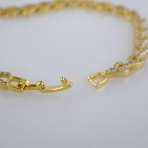 Women Bracelets/ Pulseras Dama/ Zircon Stone/14K Real Color// B572 - Image 3