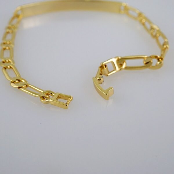 Bracelet / Manilla /14K Real Color/ 6mmX22cm// B579 - Image 3
