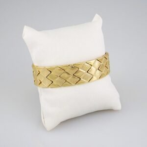 Women Bracelets/ Pulseras Dama/ Plain/14K Real Color// B580