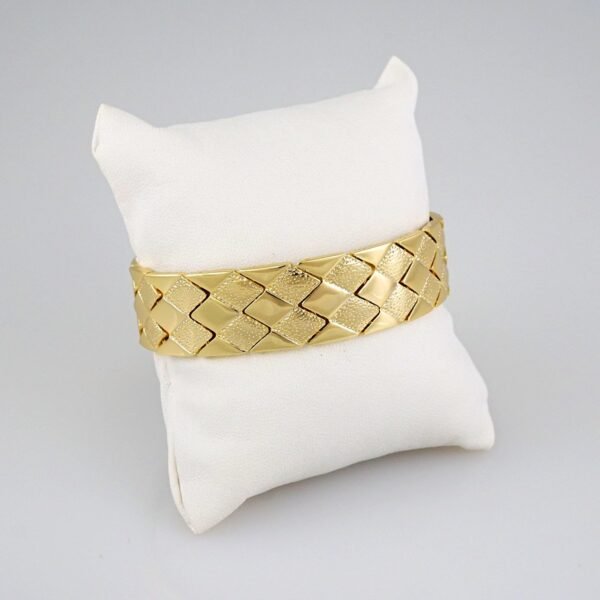 Women Bracelets/ Pulseras Dama/ Plain/14K Real Color// B580