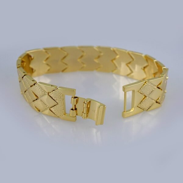 Women Bracelets/ Pulseras Dama/ Plain/14K Real Color// B580 - Image 3