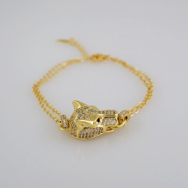 Women Bracelets/ Pulseras Dama/ Zircon Stone/14K Real Color// B604 - Image 2