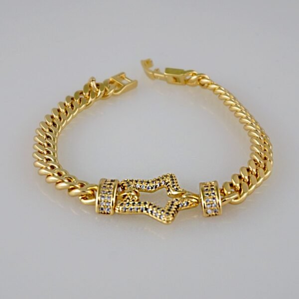 Women Bracelets/ Pulseras Dama/ Zircon Stone/14K Real Color// B631 - Image 2
