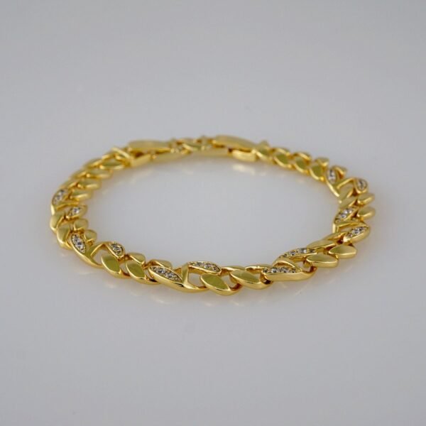 Women Bracelets/ Pulseras Dama/ Zircon Stone/14K Real Color// B633 - Image 2