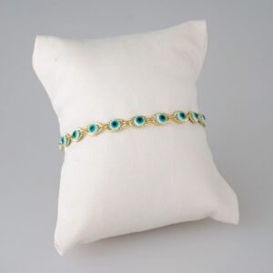 Bracelets Woman/ Pulseras Dama/  Good Luck/  14K Real Color// B635