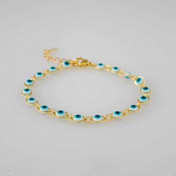 Bracelets Woman/ Pulseras Dama/  Good Luck/  14K Real Color// B635 - Image 2