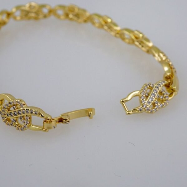 Women Bracelets/ Pulseras Dama/ Zircon Stone/14K Real Color// B659 - Image 3