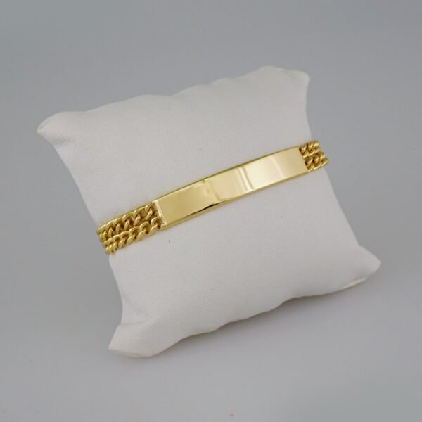 Women Bracelets/ Pulseras Dama/ Plain/14K Real Color// B687