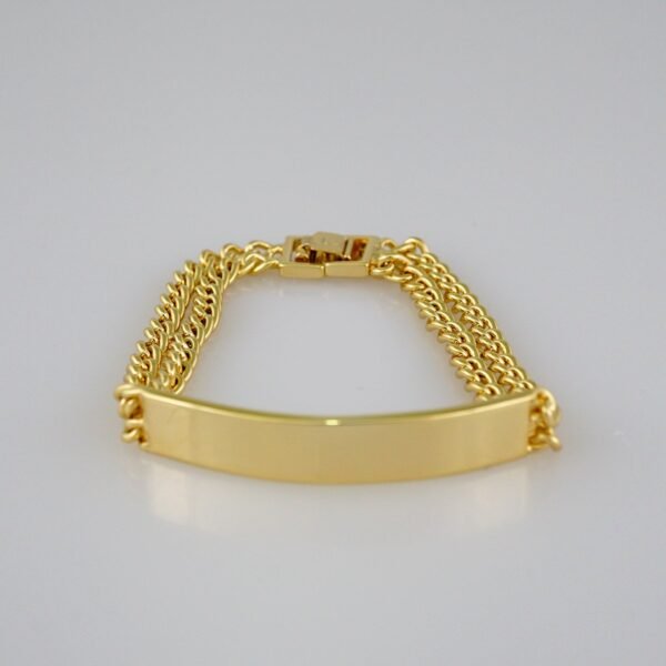 Women Bracelets/ Pulseras Dama/ Plain/14K Real Color// B687 - Image 2