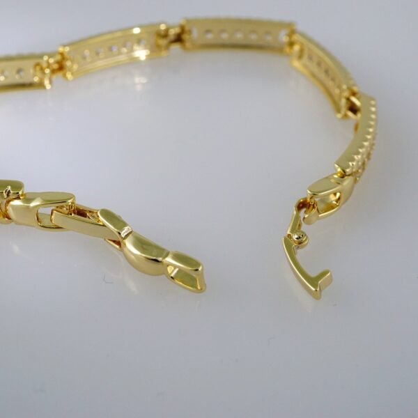 Women Bracelets/ Pulseras Dama/ Zircon Stone/14K Real Color// B734 - Image 3