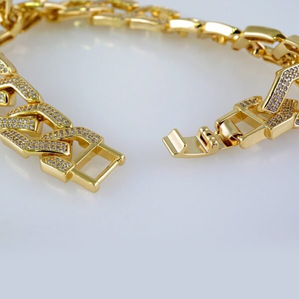 Bracelets / Manillas /  14K Real Color/  Zircon Stone// B767 - Image 3