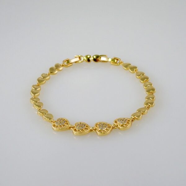 Women Bracelets/ Pulseras Dama/ Zircon Stone/14K Real Color// B799 - Image 2