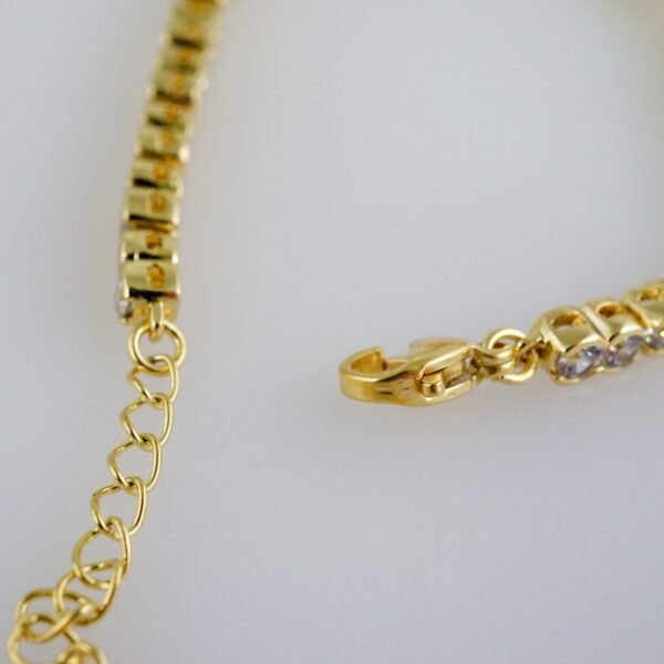 Women Bracelets/ Pulseras Dama/ Zircon Stone/14K Real Color// B846 - Image 3
