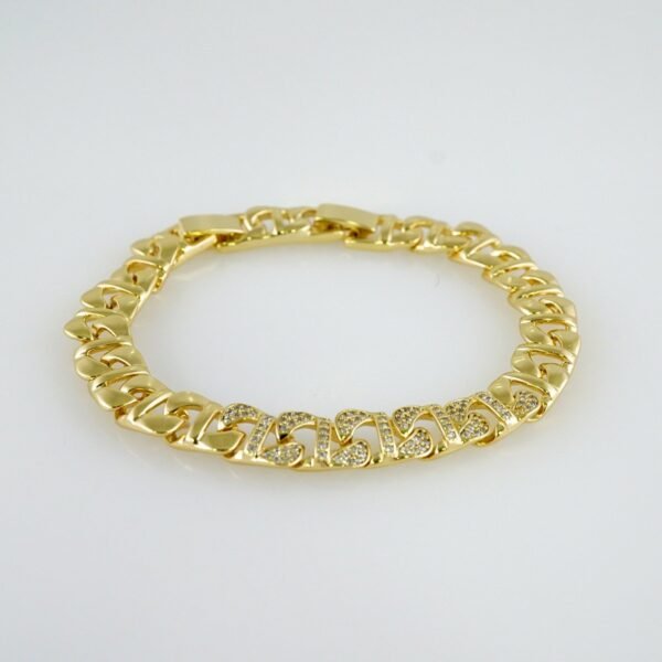 Women Bracelets/ Pulseras Dama/ Zircon Stone/14K Real Color// B851 - Image 2