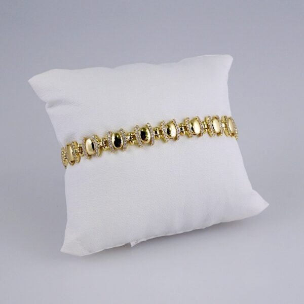 Women Bracelets/ Pulseras Dama/ Zircon Stone/14K Real Color// B862