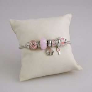 Women Bracelets/ Pulseras Dama/ Zircon Stone/  Silver Color// B884