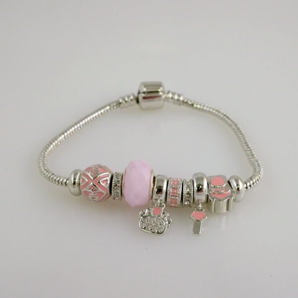 Women Bracelets/ Pulseras Dama/ Zircon Stone/  Silver Color// B884 - Image 2