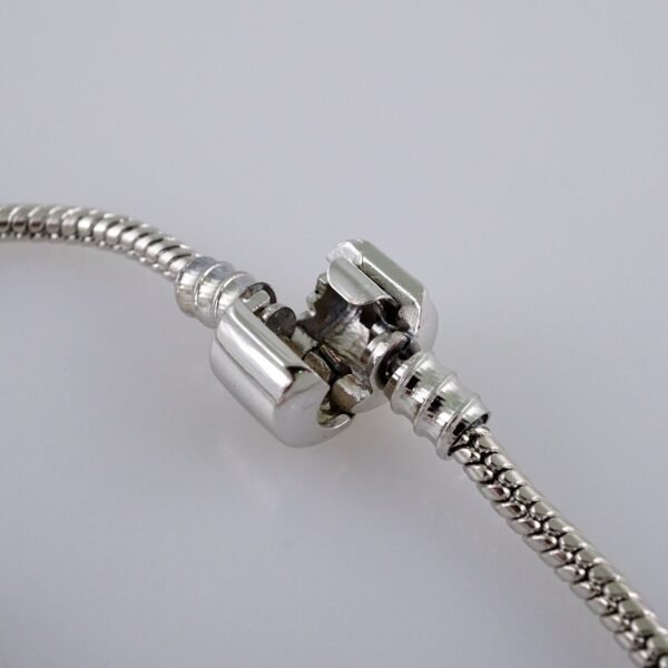 Women Bracelets/ Pulseras Dama/ Zircon Stone/  Silver Color/  Cable c/ diges// B886 - Image 3