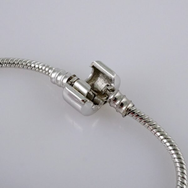 Women Bracelets/ Pulseras Dama/ Zircon Stone/  Silver Color/  Cable c/ diges// B887 - Image 3