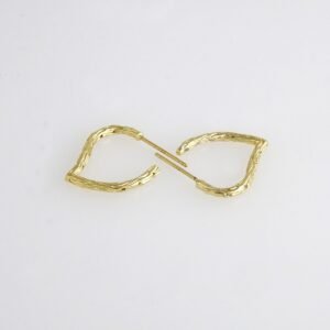 Earrings Woman/ Aretes Dama/ Plain/ 14K Real Color//E-0073P