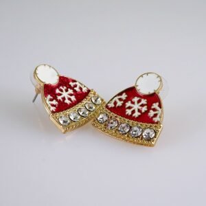Women Earrings/ Aretes Dama/Zircon Stone/14k Real Color// E1278
