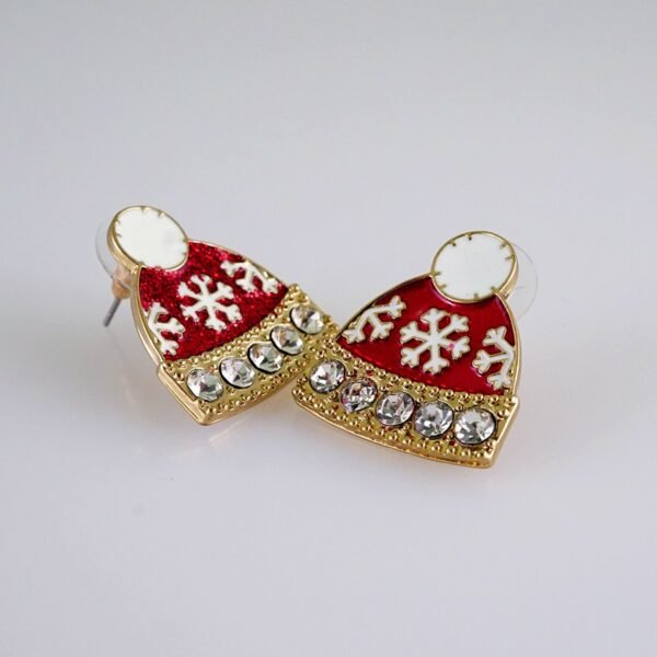 Women Earrings/ Aretes Dama/Zircon Stone/14k Real Color// E1278