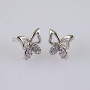 Women Earrings/ Aretes Dama/  Zircon Stone/  Silver Color// E1318