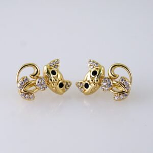 Women Earrings/ Aretes Dama/ Zircon Stone/ 14k Real Color// E1396