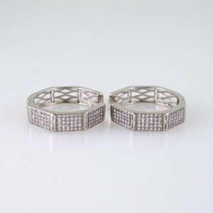 Women Earrings/ Aretes Dama/ Zircon Stone/ Silver Color// E1399