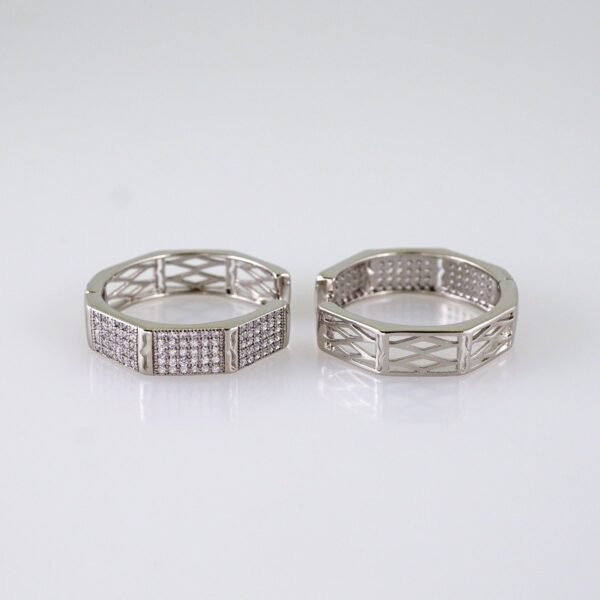 Women Earrings/ Aretes Dama/ Zircon Stone/ Silver Color// E1399 - Image 2