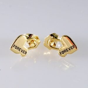 Women Earrings/ Aretes Dama/ Plain/ 14k Real Color// E1404