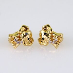 Women Earrings/ Aretes Dama/ Zircon Stone/ 14k Real Color// E1415