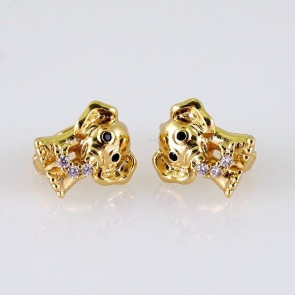 Women Earrings/ Aretes Dama/ Zircon Stone/ 14k Real Color// E1415