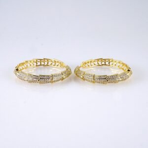 Women Earrings/ Aretes Dama/Zircon Stone/14k Real Color// E1421