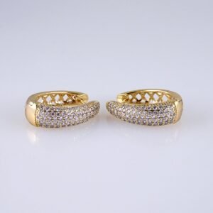 Women Earrings/ Aretes Dama/ Zircon Stone/ 14k Real Color// E1424