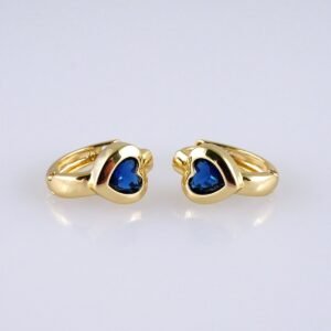 Women Earrings/ Aretes Dama/ Zircon Stone/ 14k Real Color// E1432