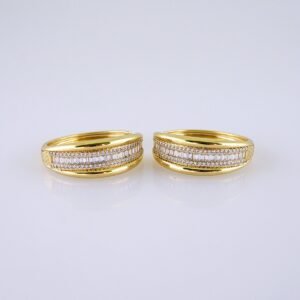 Women Earrings/ Aretes Dama/ Zircon Stone/ 14k Real Color// E1445