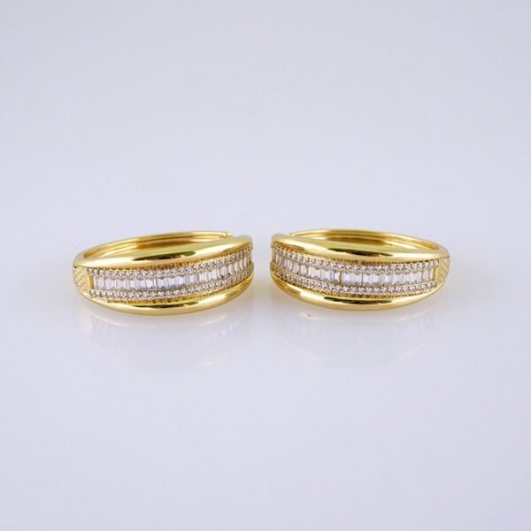 Women Earrings/ Aretes Dama/ Zircon Stone/ 14k Real Color// E1445