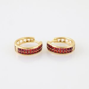 Women Earrings/ Aretes Dama/ Zircon Stone/ 14k Real Color// E1469