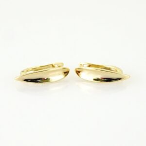 Women Earrings/ Aretes Dama/Plain/ 14k Real Color// E1475