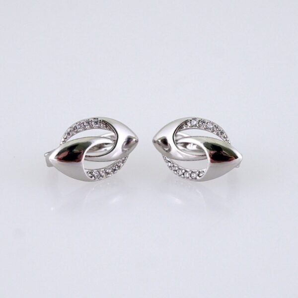 Women Earrings/ Aretes Dama/ Zircon Stone/ Silver Color// E1512