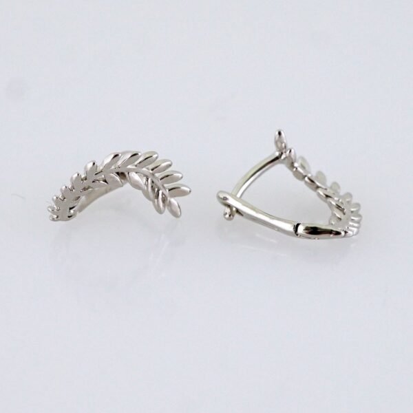 Women Earrings/ Aretes Dama/ Plain/ Silver Color// E1514 - Image 2