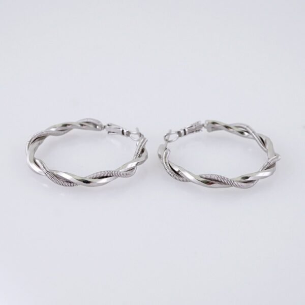 Women Earrings/ Aretes Dama/Plain/Silver Color// E1524