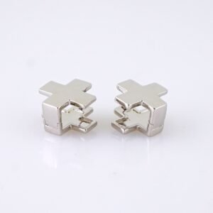 Women Earrings/ Aretes Dama/ Plain/ Silver Color// E1526