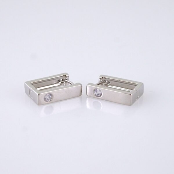 Women Earrings/ Aretes Dama/ Zircon Stone/ Silver Color// E1529