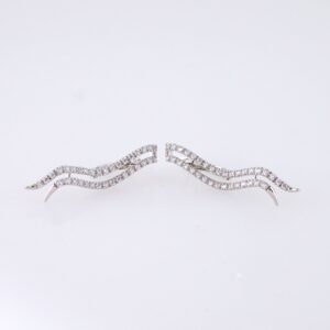 Women Earrings/ Aretes Dama/ Zircon Stone/ Silver Color// E1530