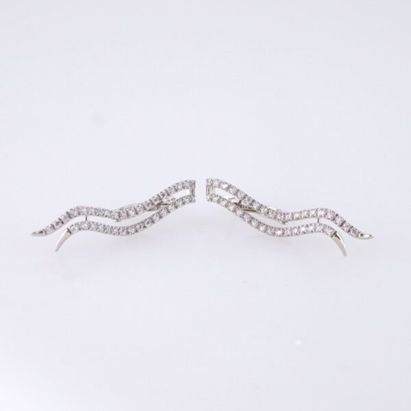 Women Earrings/ Aretes Dama/ Zircon Stone/ Silver Color// E1530